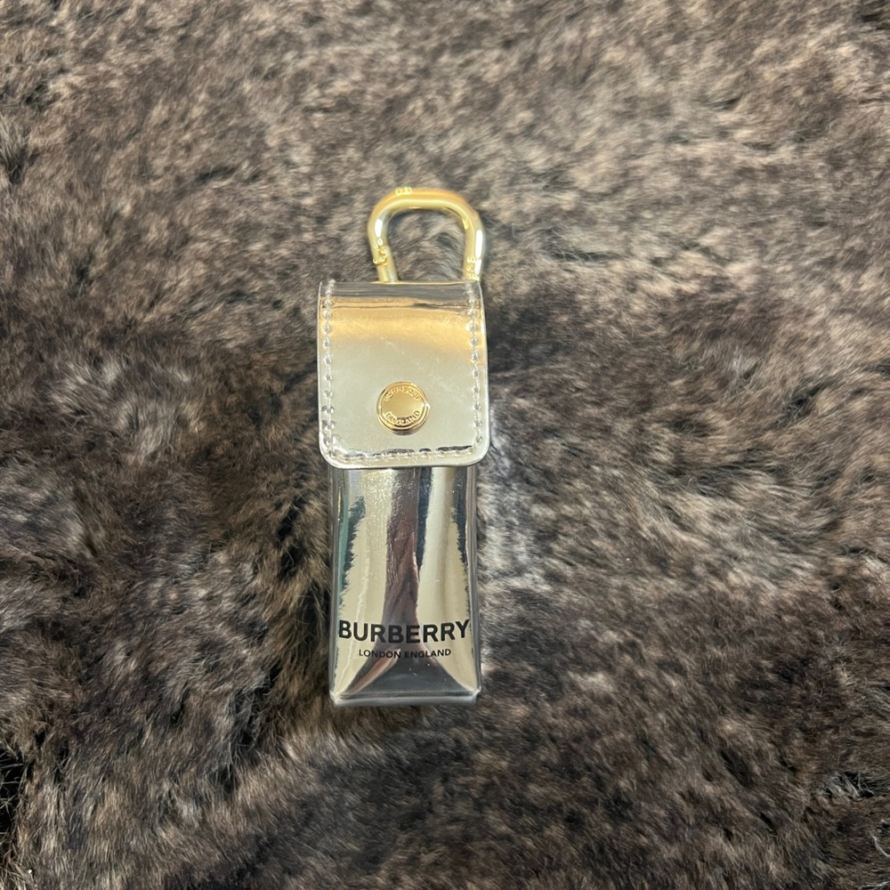Burberry Silver Lipstick Case